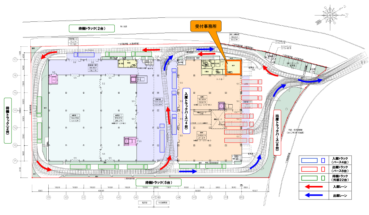 場内トラック配置計画図